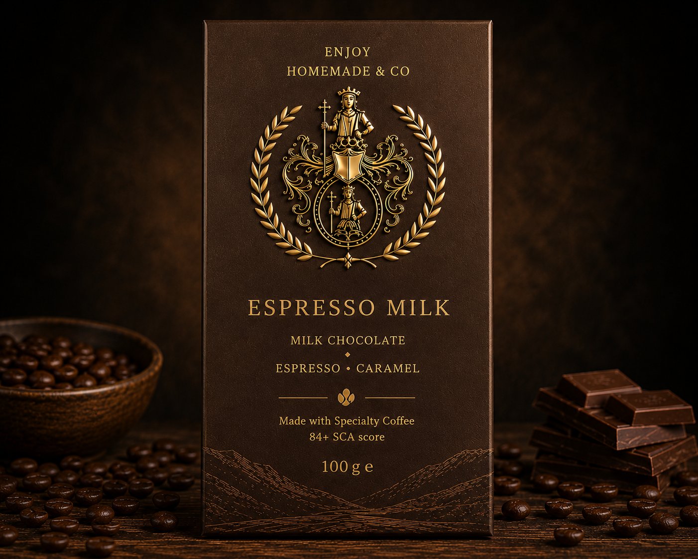 Espresso Milk — Milk Chocolate with Espresso & Caramel