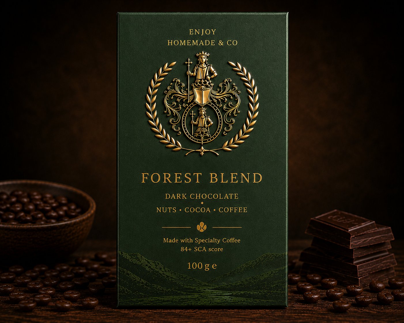 Forest Blend — Dark Chocolate with Nuts & Coffee